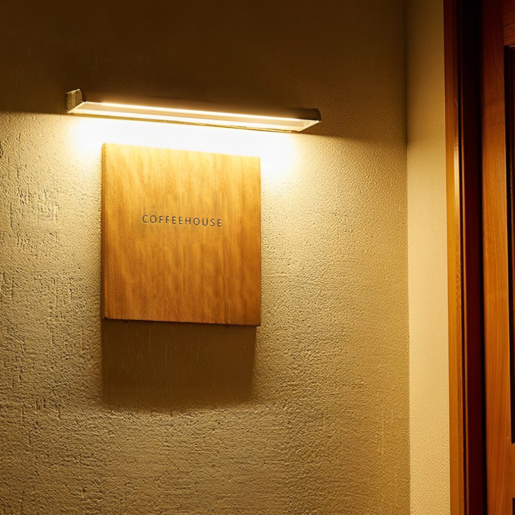 Rectangular Adjustable Waterproof LED Solar Wall Lamp