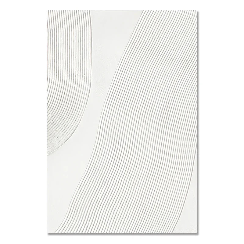 Rustic Neutral Abstract Minimalist Canvas Wall Art