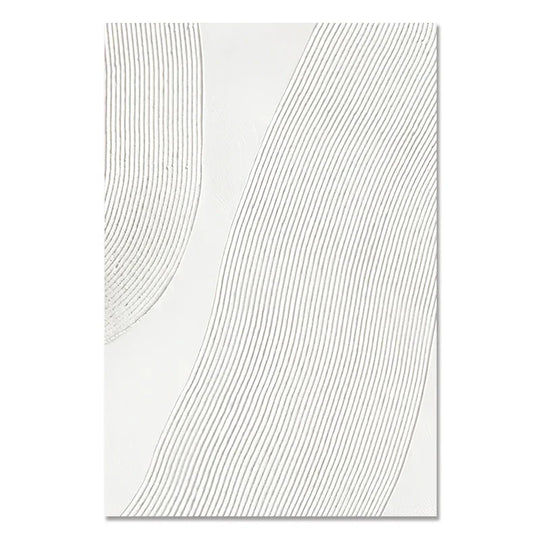 Rustic Neutral Abstract Minimalist Canvas Wall Art