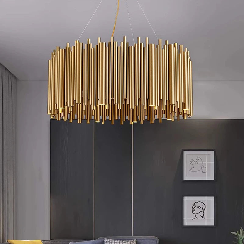 Modern LED Pendant Chandelier for Living &amp; Dining Room