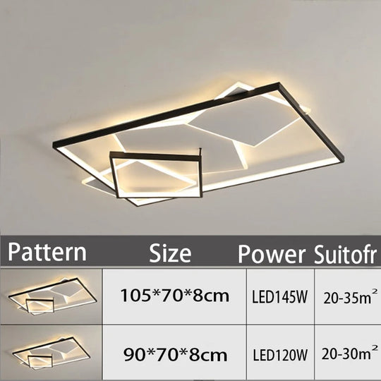 Modern Creative LED Ceiling Lamp for Living Room &amp; Bedroom