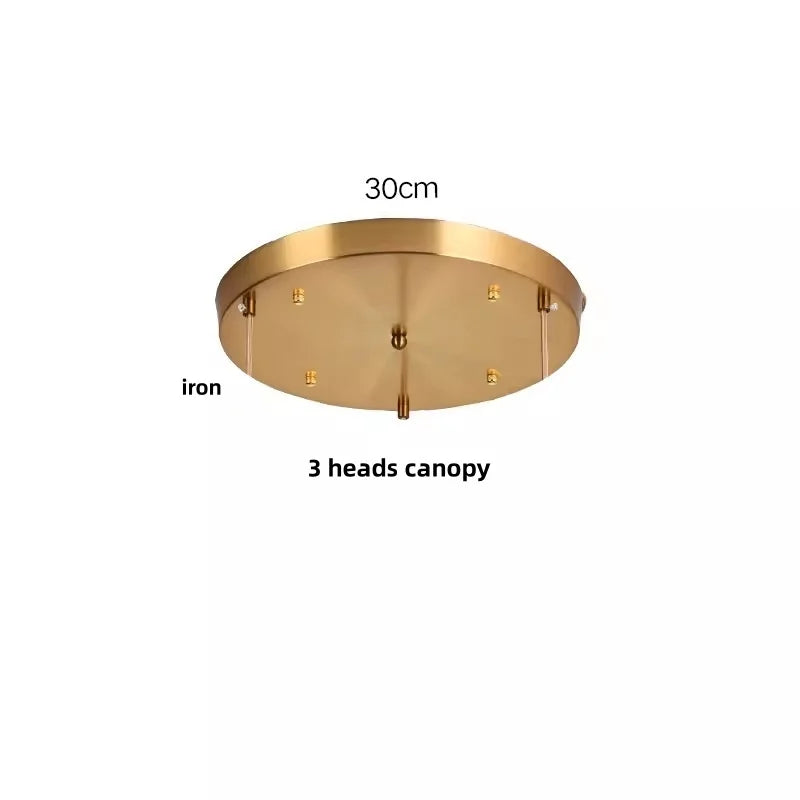 Lucien – Modern Clear Glass Pendant Light for Living Room, Restaurant, and Café