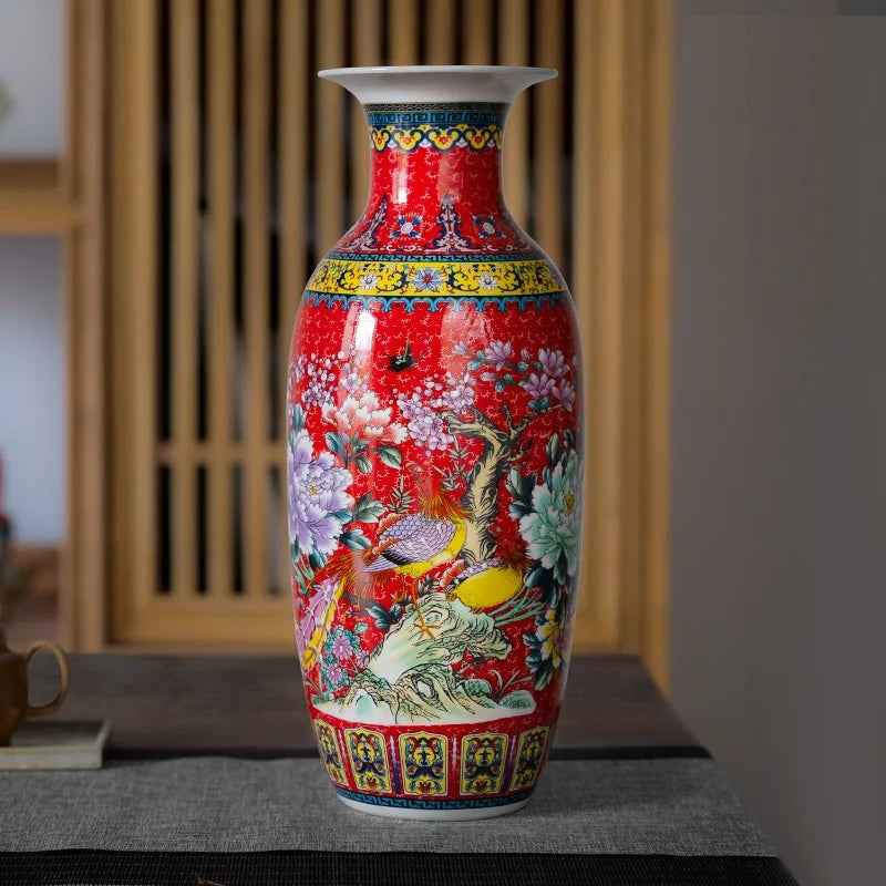 Vintage Ceramic Animal Decorative Vase for Tabletop Home Decor