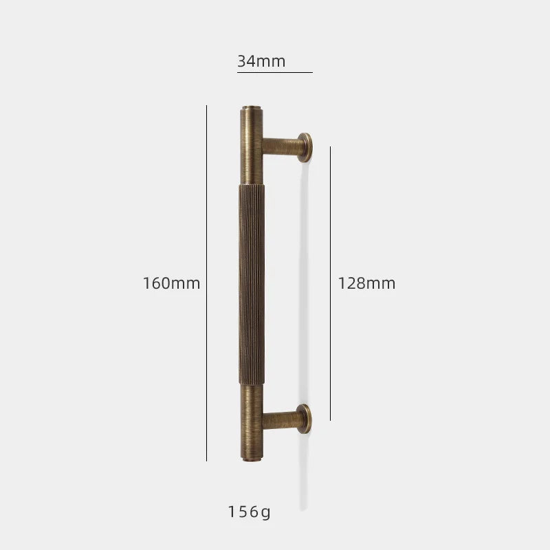 Antique Brass Furniture Handles – Bronze Plated Cabinet Pulls and Wardrobe Bar Knobs
