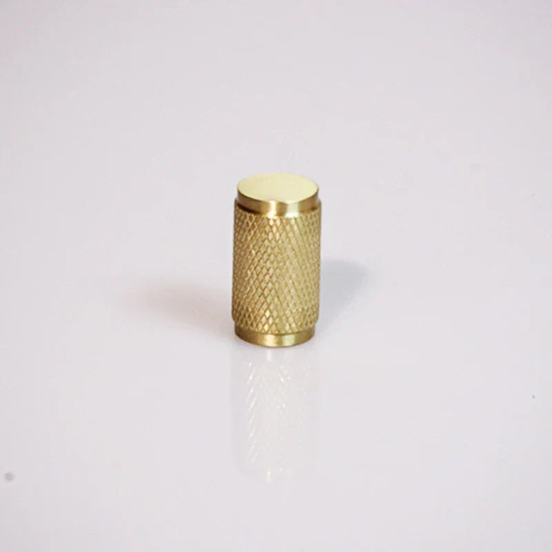 Knurled Brass T-Bar Handles – Modern Cabinet &amp; Cupboard Pulls