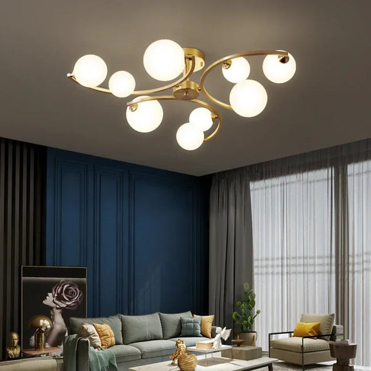 Designer Glass Ceiling Pendant Light for Living &amp; Dining Room
