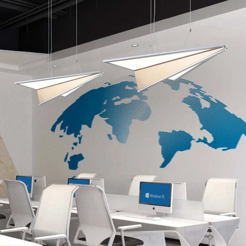 Modern Creative Aircraft LED Pendant Light for Bedroom &amp; Dining Hall