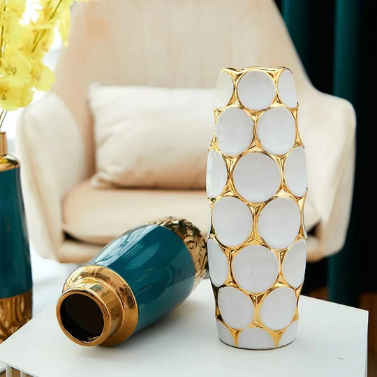 Ceramic Decorative Vase for Dried Flower Arrangement Home Decor