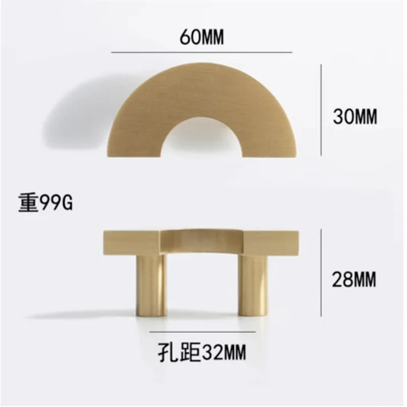 Brass &amp; Acrylic Cabinet Handles and Knobs – Elegant Furniture Pulls