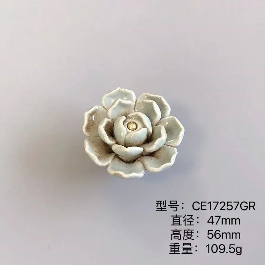Handmade Ceramic Flower Knobs – Artistic Cabinet &amp; Drawer Handles