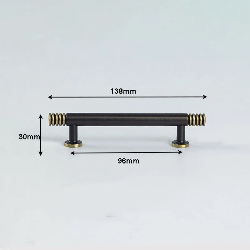 Brass Kitchen Cabinet Handles – Gold Textured Knobs and Pulls for Furniture