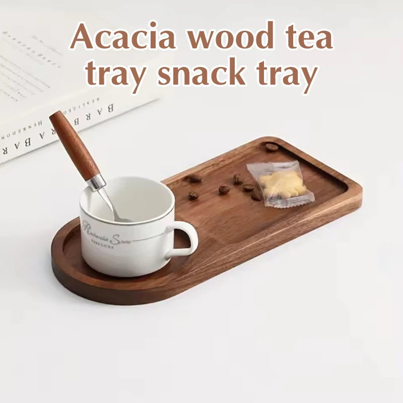 Coffee Tray Wooden Serving Plate