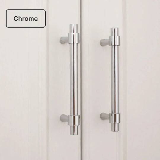 Nordic Brass Furniture Handles – Modern Bar Pulls for Cabinets and Wardrobes (50–500mm)
