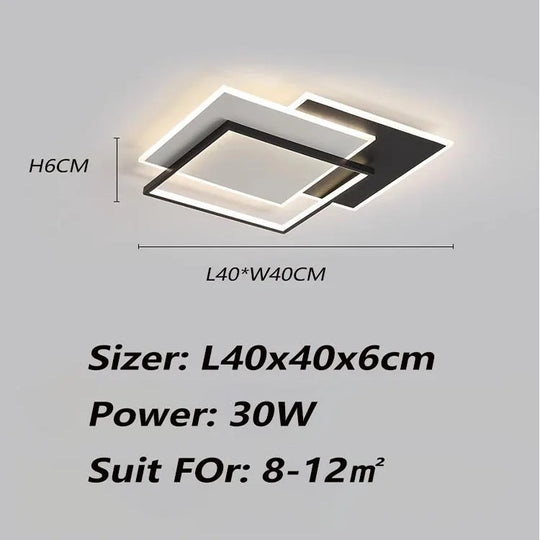 Modern Minimalist Ultra-Bright LED Ceiling Light for Living &amp; Bedroom
