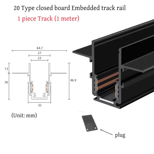 Smart Magnetic Track LED Light – Modern Dimmable Ceiling &amp; Spot Lighting