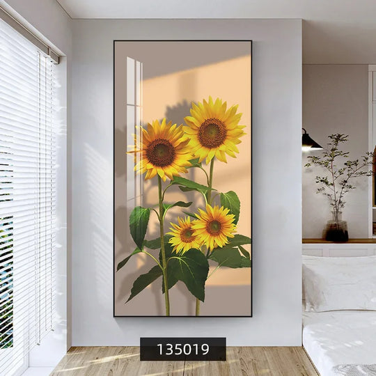 Summer Flowers Colorful Floral Canvas Wall Art