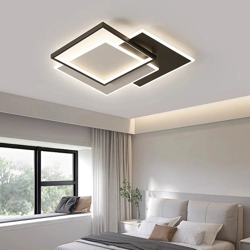 Modern Minimalist Ultra-Bright LED Ceiling Light for Living &amp; Bedroom