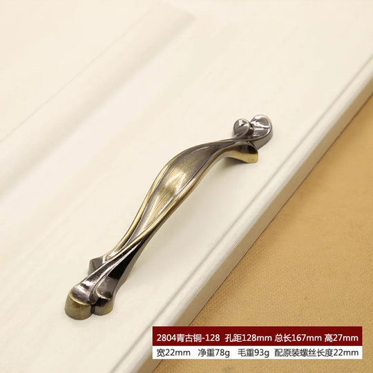 Retro Bronze Cabinet Handles – Antique Metal Drawer &amp; Door Pulls