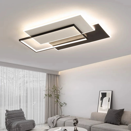 Modern Minimalist Ultra-Bright LED Ceiling Light for Living &amp; Bedroom