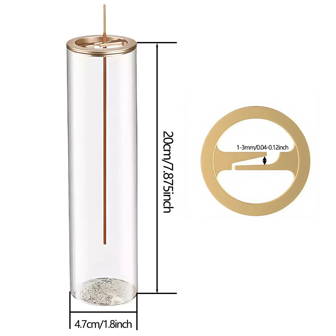 Glass Inverted Incense Holder Aromatherapy Burner Zen Decor
