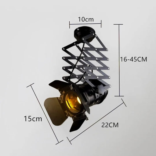 Modern LED Industrial Track Lamp for Bar, Café &amp; Loft Interiors