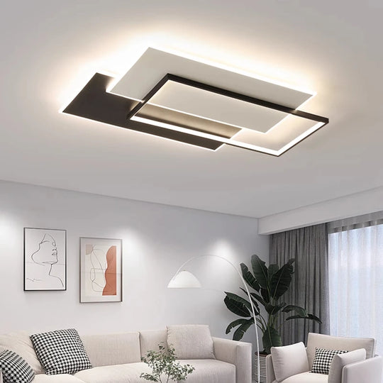 Modern Minimalist Ultra-Bright LED Ceiling Light for Living &amp; Bedroom