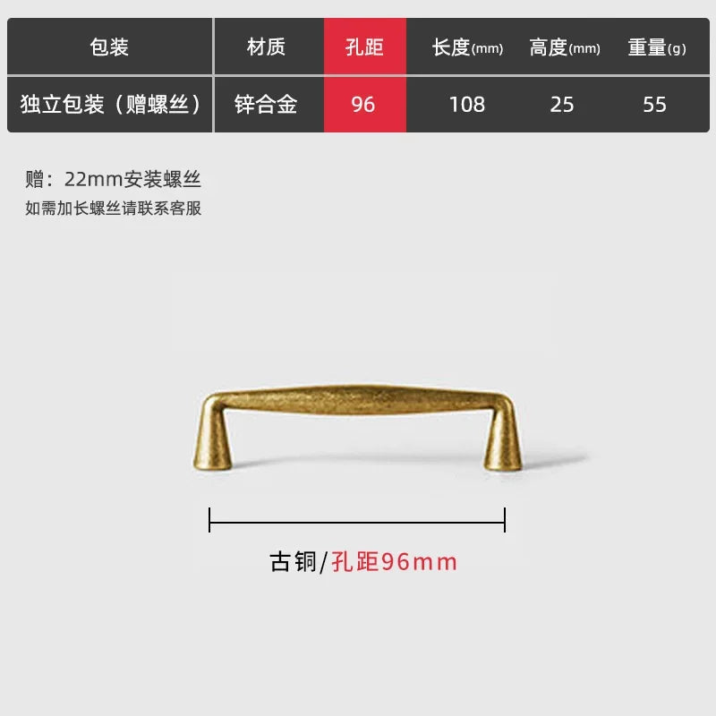 Antique Zinc Alloy Drawer &amp; Cabinet Handles – Retro Vintage Pulls