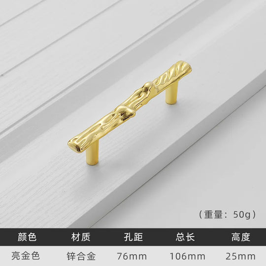 Antique Tree Pole Kitchen Handles – Zinc Alloy Drawer &amp; Cabinet Pulls