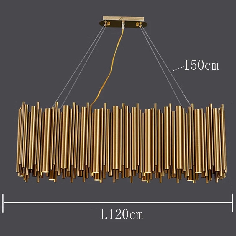Modern LED Pendant Chandelier for Living &amp; Dining Room