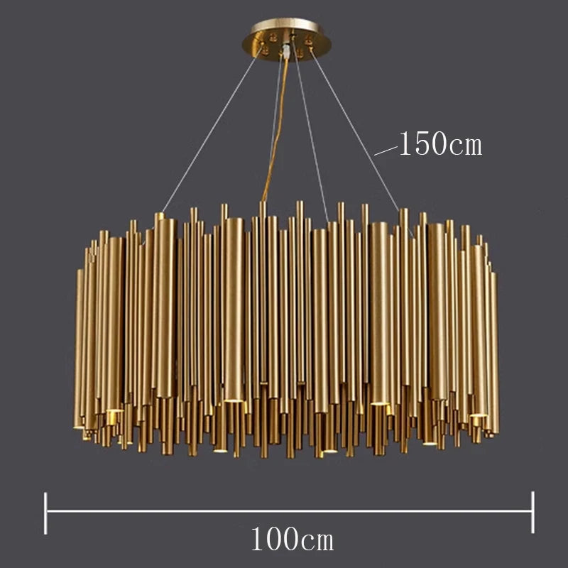 Modern LED Pendant Chandelier for Living &amp; Dining Room