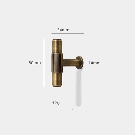 Antique Brass Furniture Handles – Bronze Plated Cabinet Pulls and Wardrobe Bar Knobs