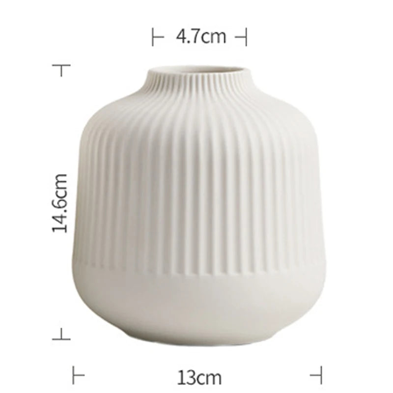 Ceramic Decorative Vase for Living Room Flower Arrangement