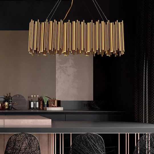 Modern LED Pendant Chandelier for Living &amp; Dining Room