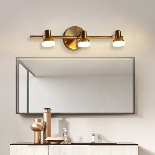 Modern LED Wall Light Multi-Head Mirror Lamp for Bathroom &amp; Bedroom