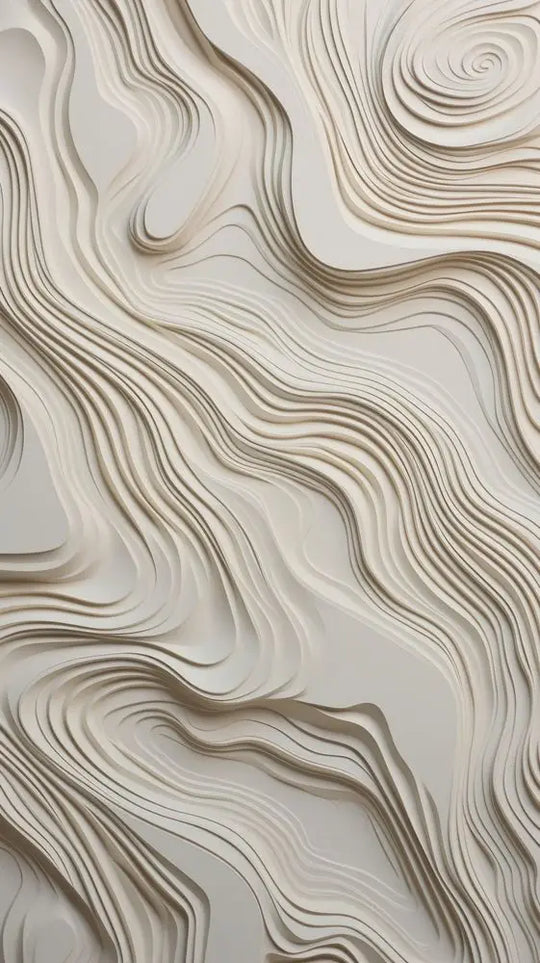 Large Abstract 3D Textural Canvas Wall Art Print
