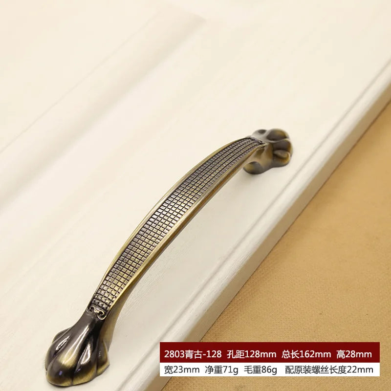 Retro Bronze Cabinet Handles – Antique Metal Drawer &amp; Door Pulls