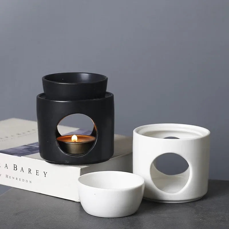 3 In 1 Ceramic Candle Essential Oil Incense Burner