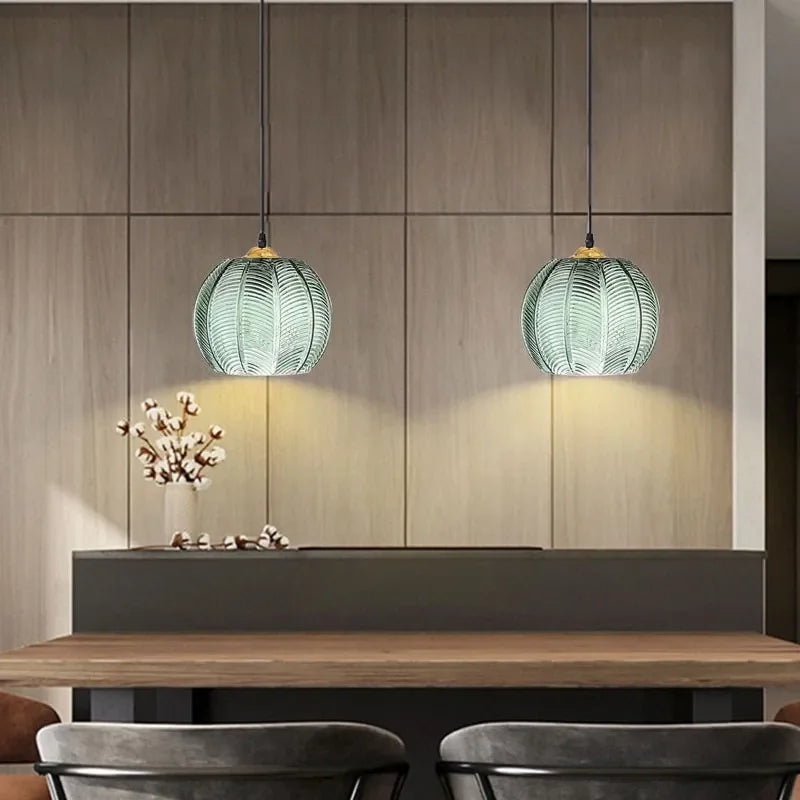 Sylvara – Nordic Glass Pendant Light for Bedroom, Living Room, and Kitchen Island