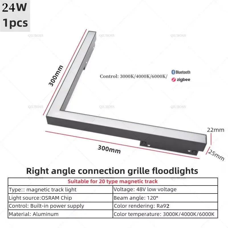 Smart Magnetic Track LED Light – Modern Dimmable Ceiling &amp; Spot Lighting
