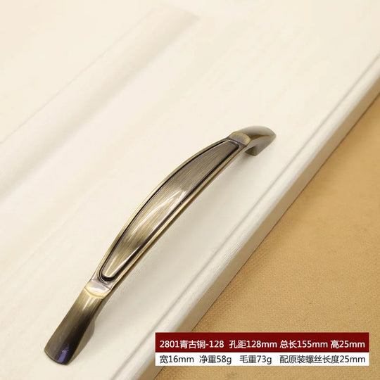 Retro Bronze Cabinet Handles – Antique Metal Drawer &amp; Door Pulls