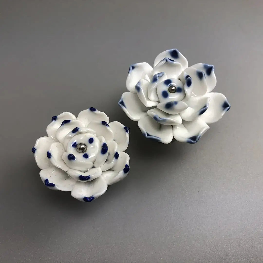 Handmade Ceramic Flower Knobs – Artistic Cabinet &amp; Drawer Handles