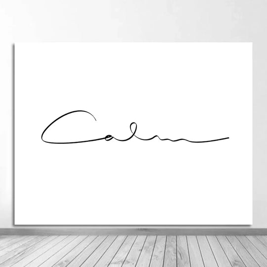 Minimalist Abstract Line Art Figure Canvas Wall Art
