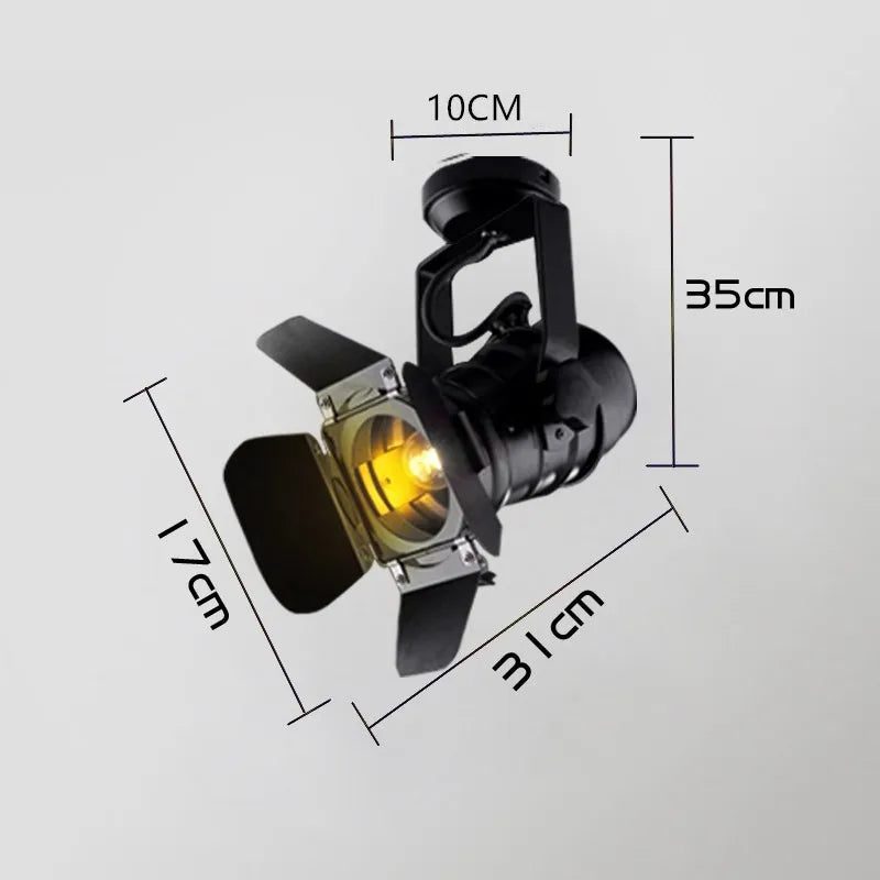 Modern LED Industrial Track Lamp for Bar, Café &amp; Loft Interiors
