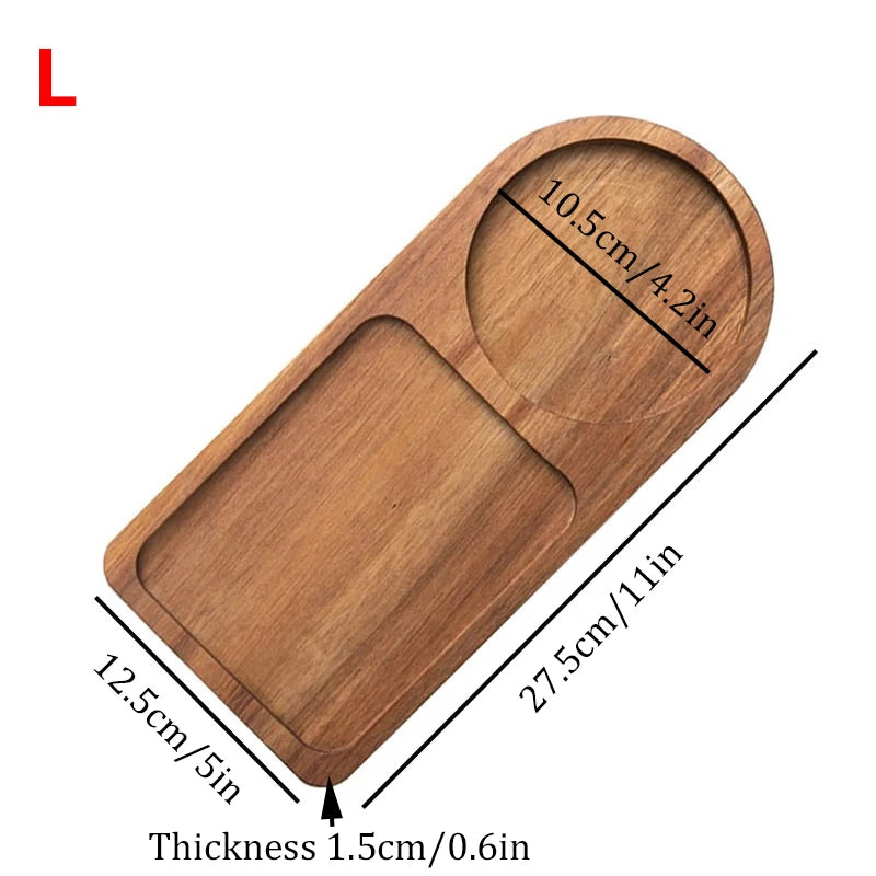 Coffee Tray Wooden Serving Plate