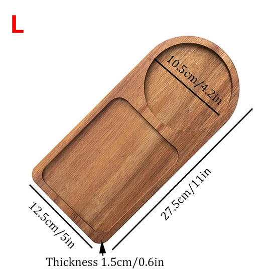 Coffee Tray Wooden Serving Plate