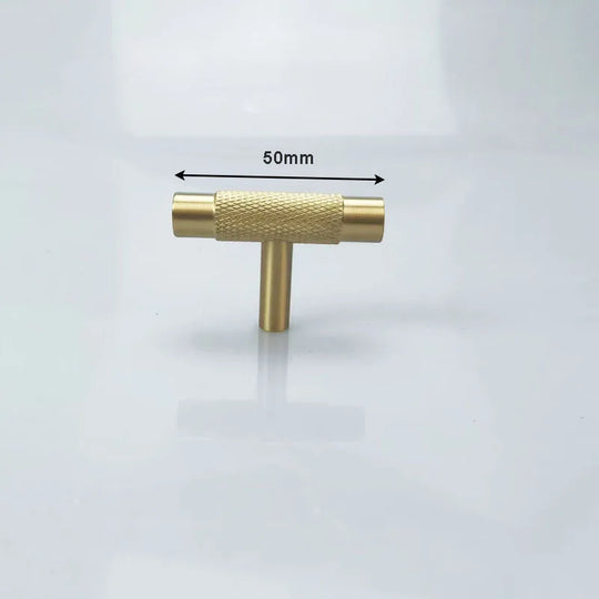 Cutting Diamond Knurled Brass Cabinet Handles – Textured Pulls and Knobs for Furniture