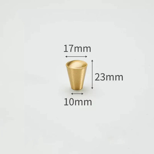 Modern Solid Brass Cabinet Knobs – Minimalist Wardrobe &amp; Kitchen Pulls