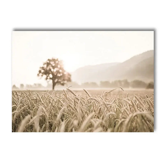 Tranquil Sunset Seascape Landscape Canvas Wall Art