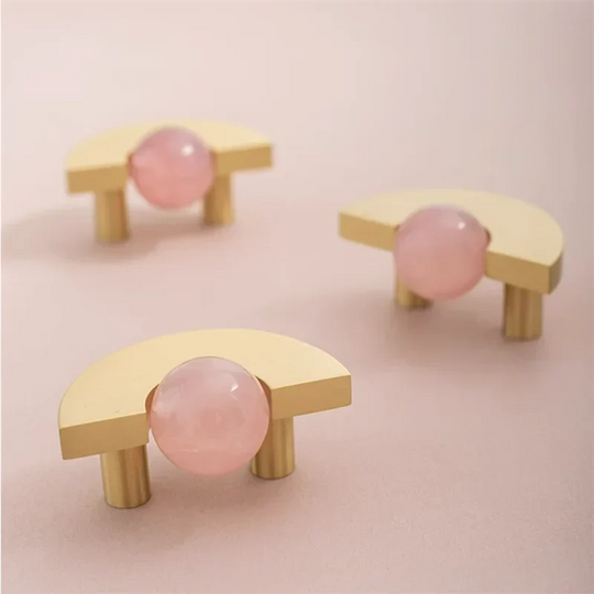 Brass &amp; Acrylic Cabinet Handles and Knobs – Elegant Furniture Pulls