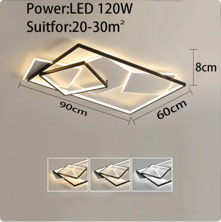 Modern Creative LED Ceiling Lamp for Living Room &amp; Bedroom